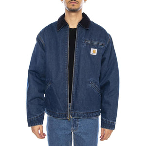 OG Detroit Jacket - Blue / Dark Navy, Stone washed I035878.45306 . CARHARTT WIP 