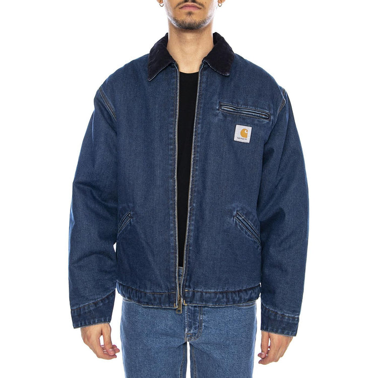 OG Detroit Jacket - Blue / Dark Navy, Stone washed I035878.45306 . CARHARTT WIP 