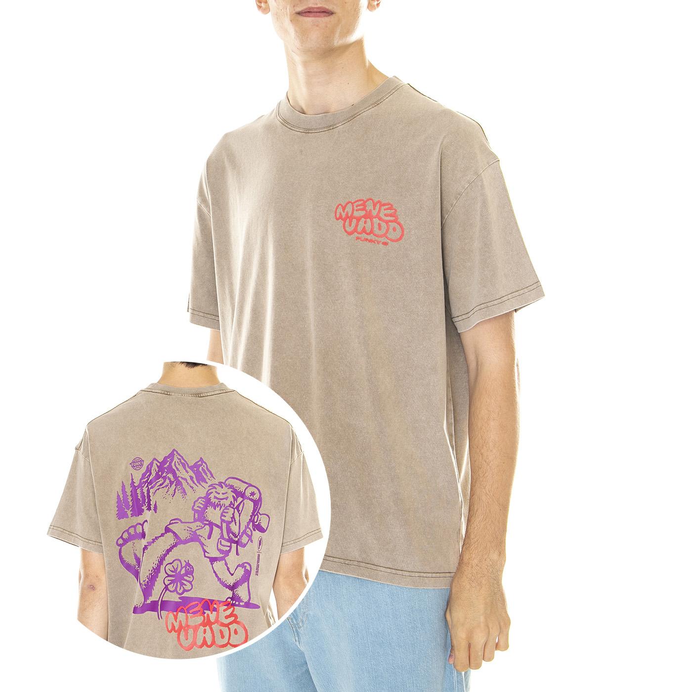  SS23-Menevado Tee Sand Washed-out  FUNKY 