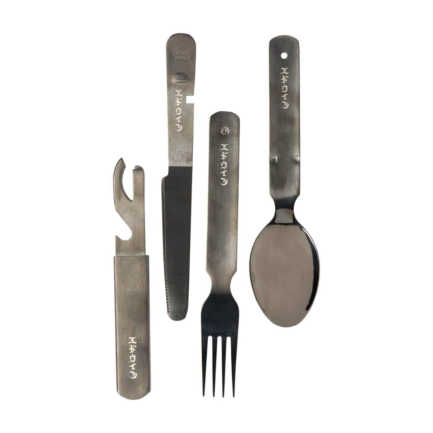 Picnic Set Black - Set da 4 Pezzi Nero I035939. 89.00 EDWIN 