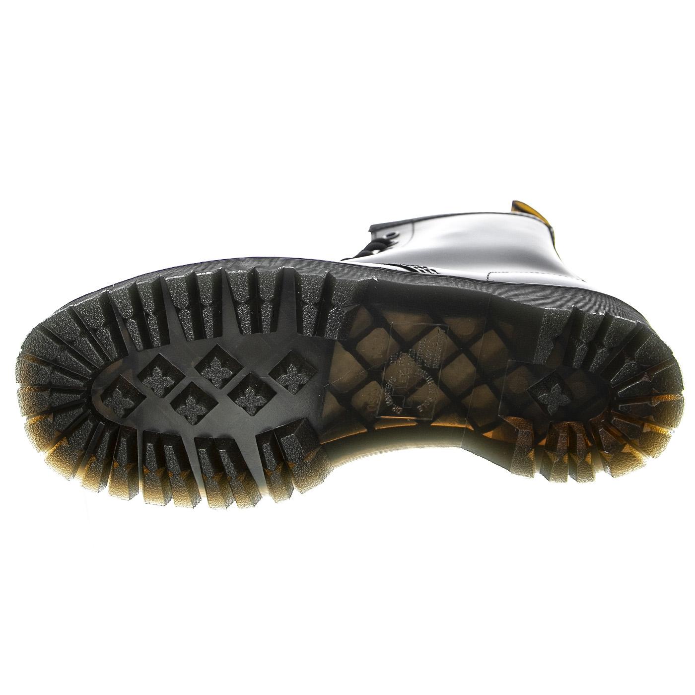 1460 Bex Squared Black Polished Smooth - Stivali Donna Neri 27886001  DR.MARTENS 