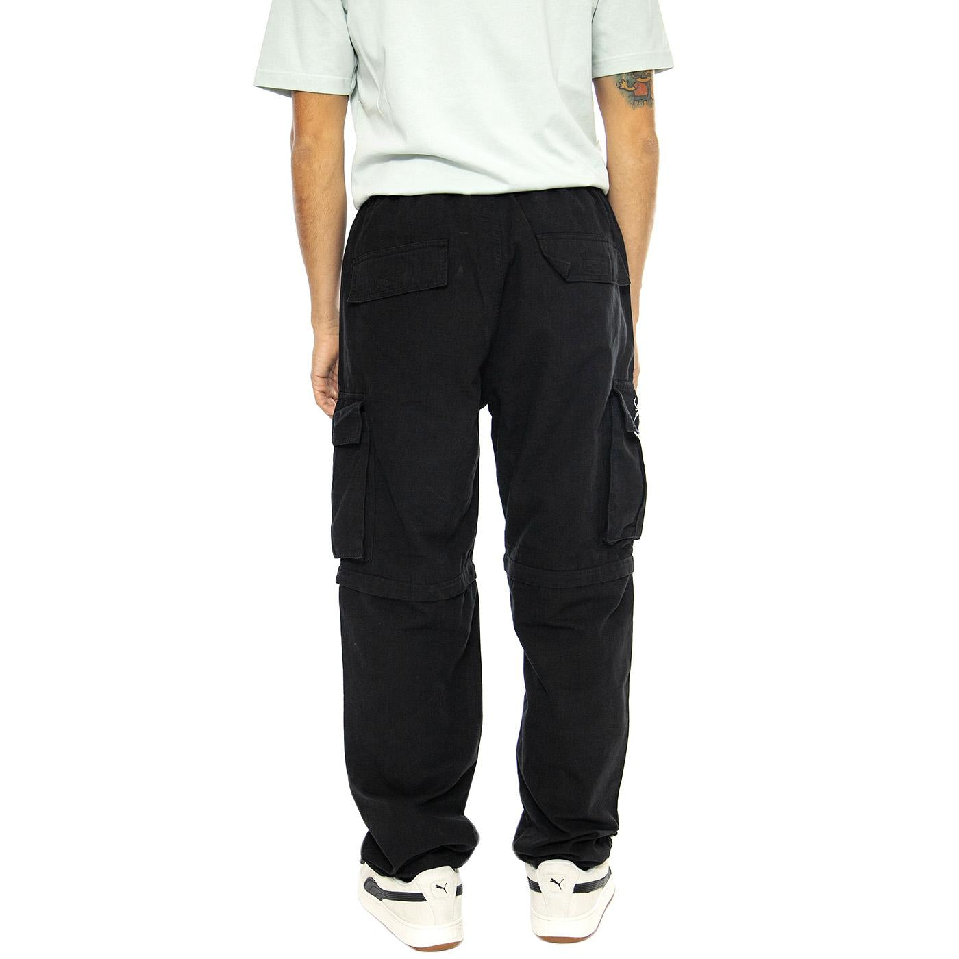 Hunter Pant Boiler Black - Pantaloni Uomo Neri HUNTER PANT BOILER - BLACK  WASTED PARIS 