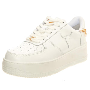 Remember White Brave / Rose Gold Chain - Scarpe Donna Bianche WSPREMEMBER-WHTRGDL  WINDSOR SMITH 