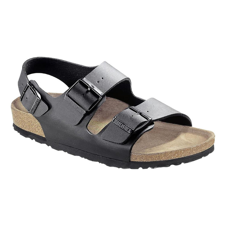 Milano Birko-Flor Sandals Calzata Stretta - Black - Sandali Uomo / Donna Neri 34793  BIRKENSTOCK 