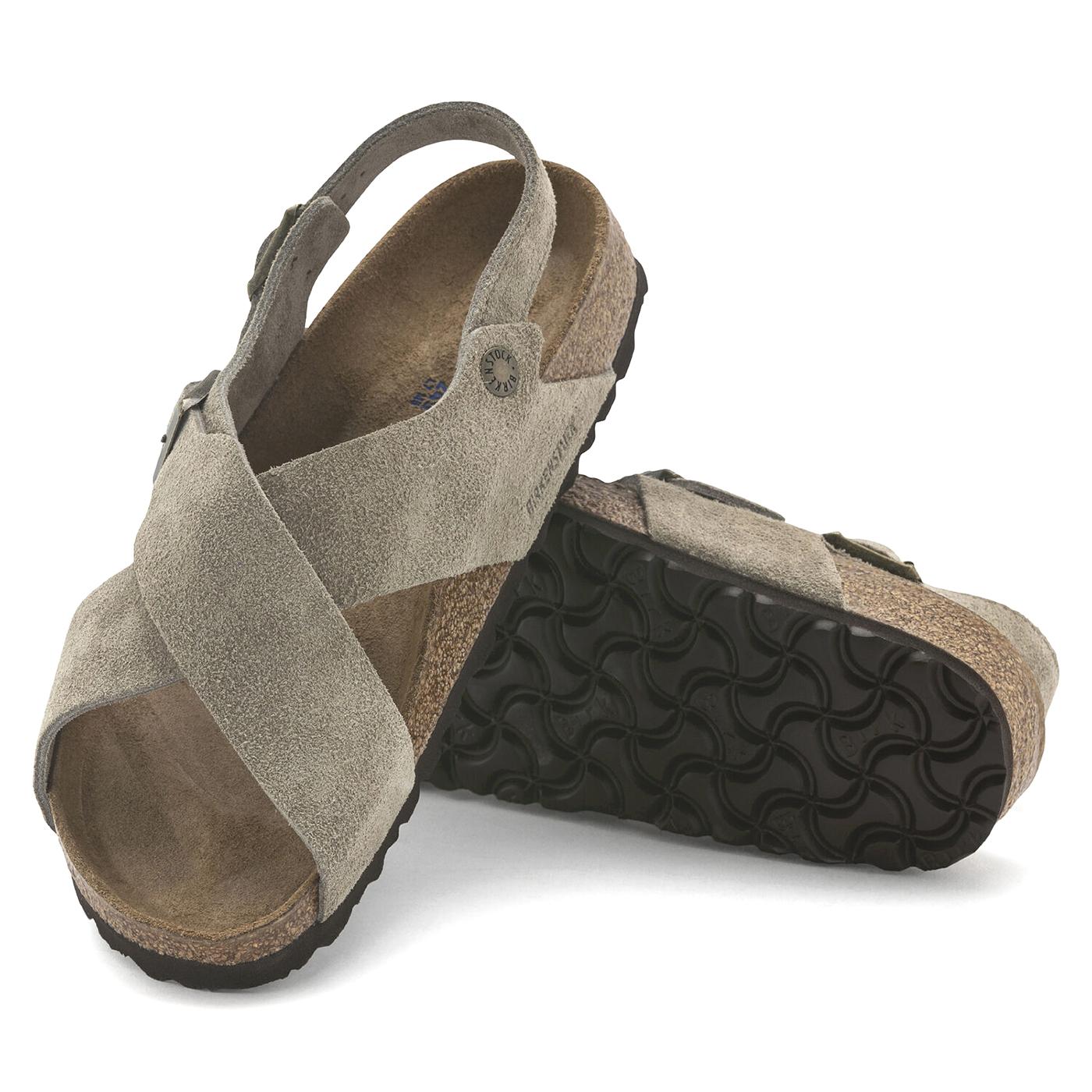 Tulum SFB Taupe Suede Leather - Sandali Donna Grigi 1024110  BIRKENSTOCK 