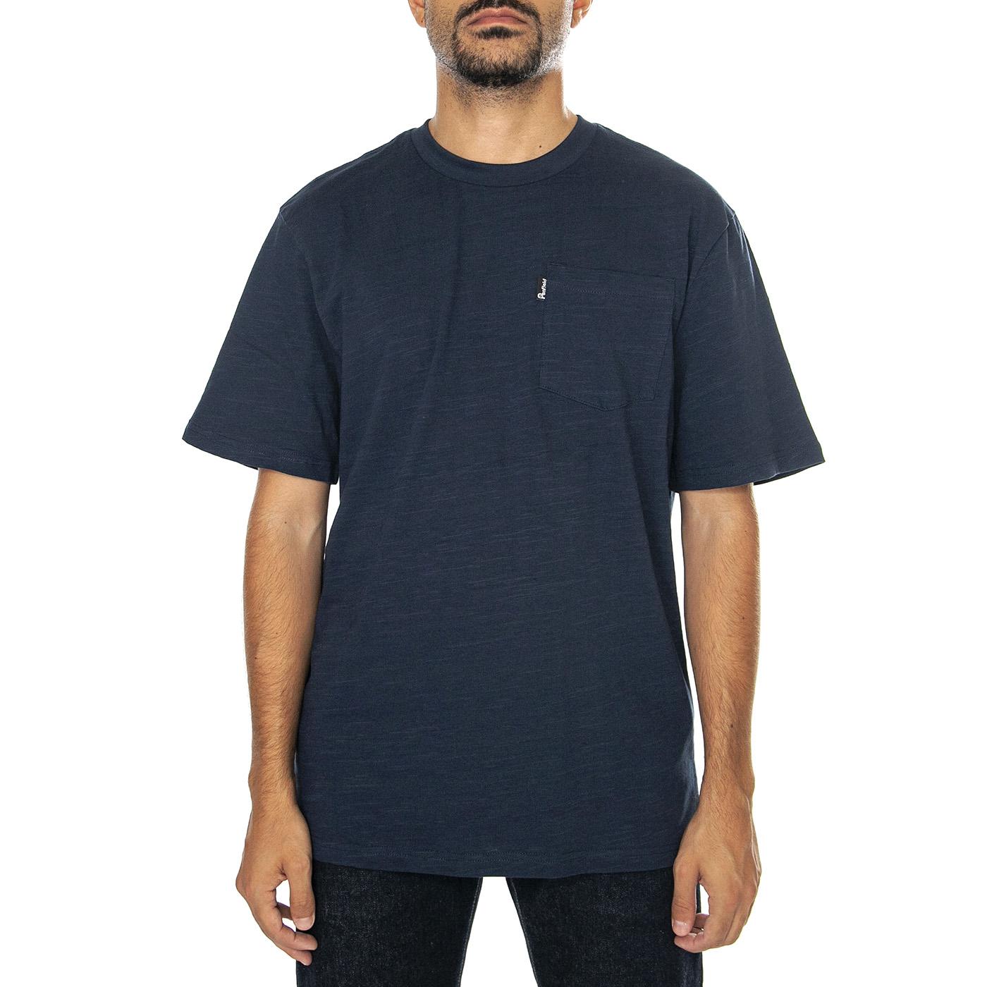 Slub Pocket T-Shirt Navy Blazer - Maglietta Girocollo Uomo Blu PFD0329-203  PENFIELD 