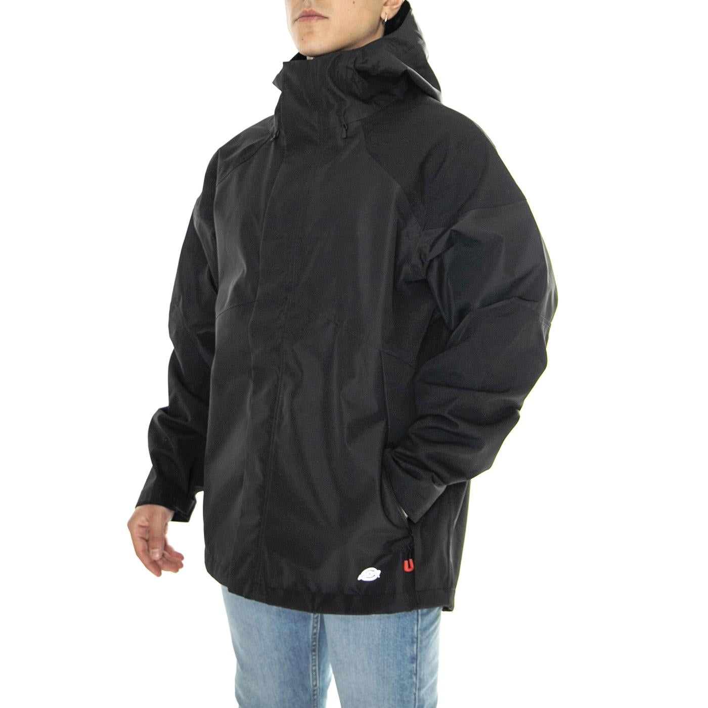 Waterproof Shell Jacket Black - Giacca con Cappuccio Uomo Nera DK0A4YNBBLK1  DICKIES 
