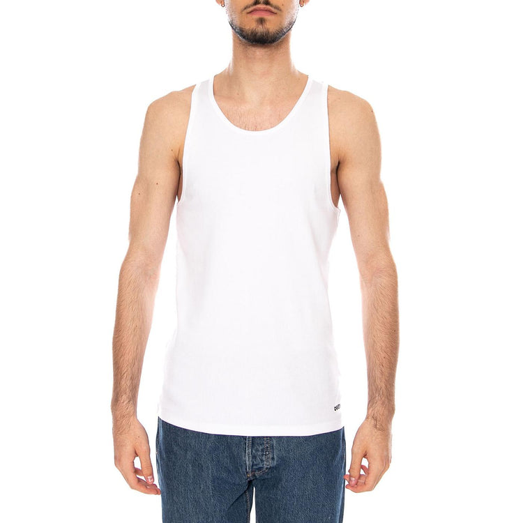 STANDARD RIB TANK 2 PACK - Set da Due Canotte Uomo Bianche 134050061 WHT OBEY 