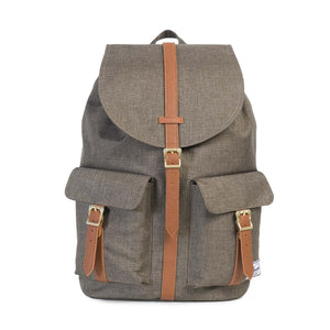 DAWSON CLASSICS BACKPACK CANTEEN CROSSHATCH/TAN SYNTHETIC LEATHER 10233-01247  HERSCHEL 