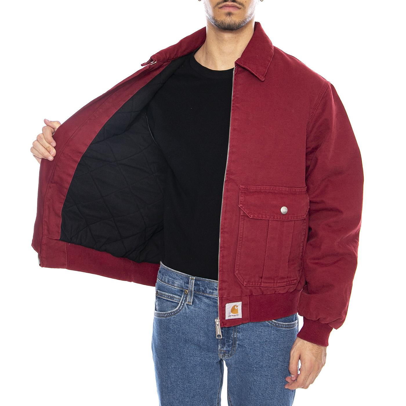 Stanton Jacket Scarlet - Giacca Uomo Rossa I035617.H806 . CARHARTT WIP 