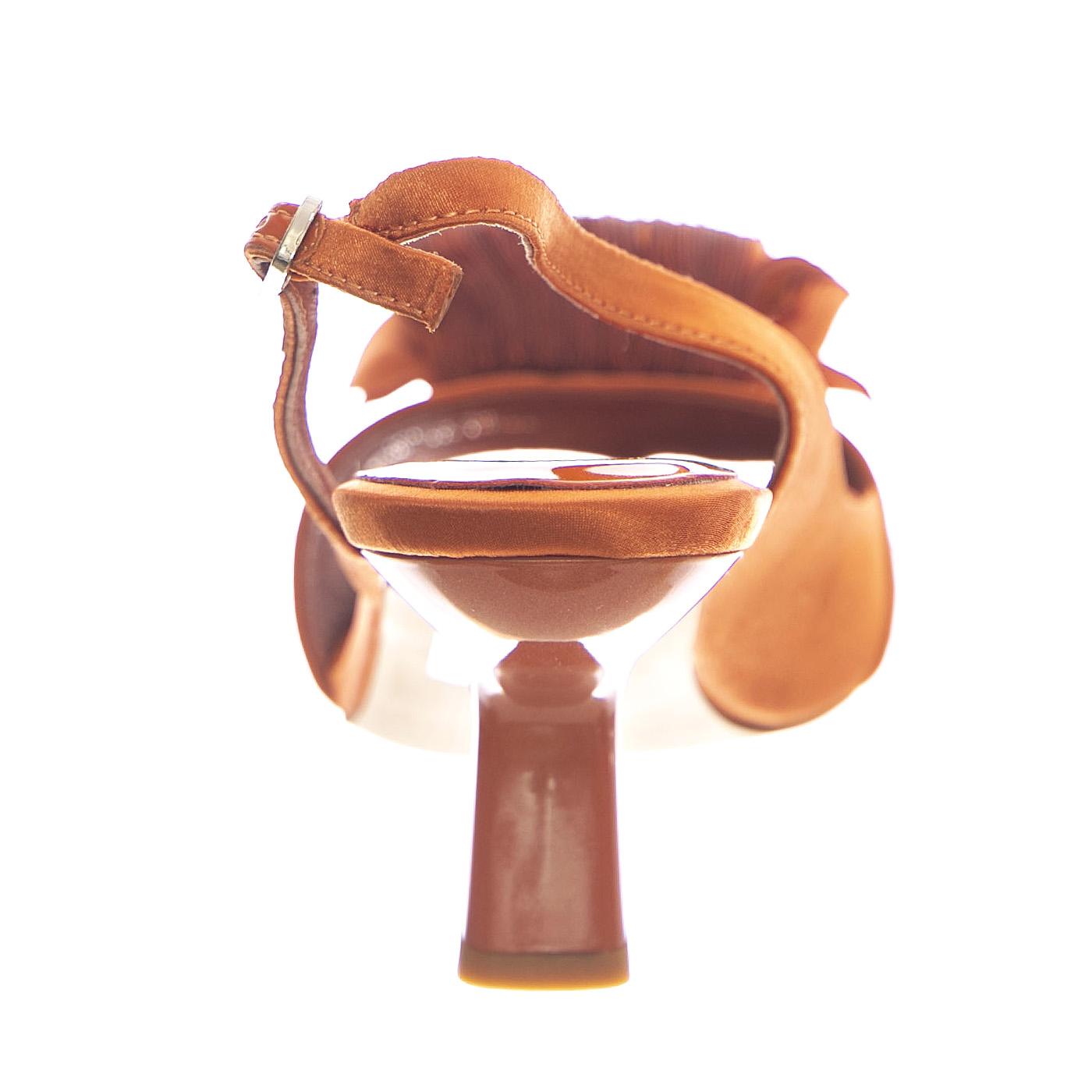 Duffy Orange Satien - Sandali Donna Arancioni JCDUFFY-ORA  JEFFREY CAMPBELL 