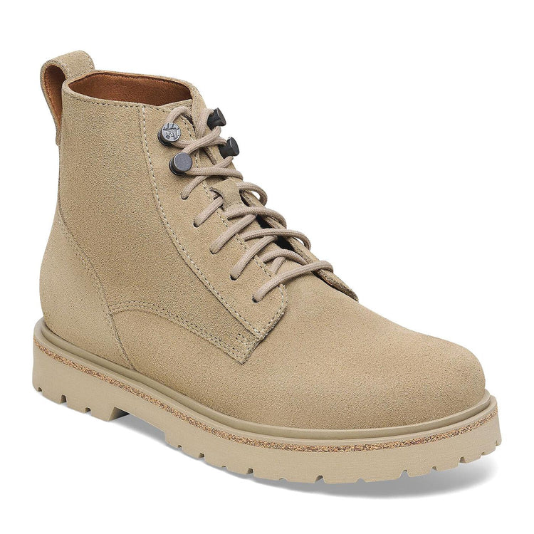 Highwood Lace Mid Men taupe, Suede Leather - Stivaletti Profilo alla Caviglia Uomo Beige 1028920  BIRKENSTOCK 
