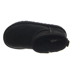 UGG Classic Ultra Mini Black - Scarpe Bambino/Bambina in Pelle Scamosciata Nera 1130750T BLK UGG 