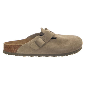 BOSTON FADED SUEDE LEATHER NARROW FIT KHAKI - Sandali Unisex Marroni 1025844 KHI BIRKENSTOCK 