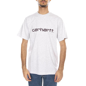 S/S Script T-Shirt Ash Heather / Rondo I035700.38HXX . CARHARTT WIP 