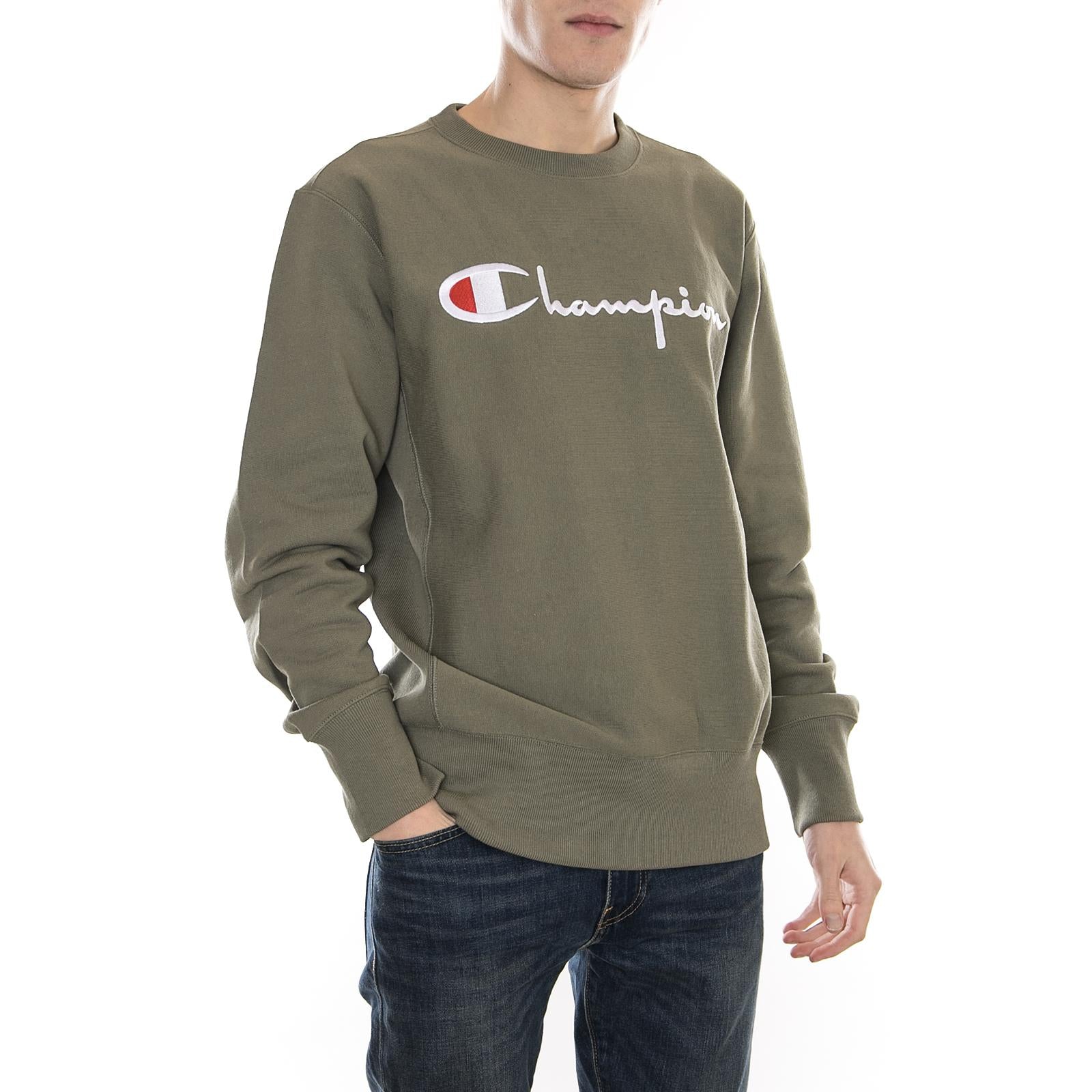 Crewneck Sweatshirt DTO Green 210975-GS518  CHAMPION 