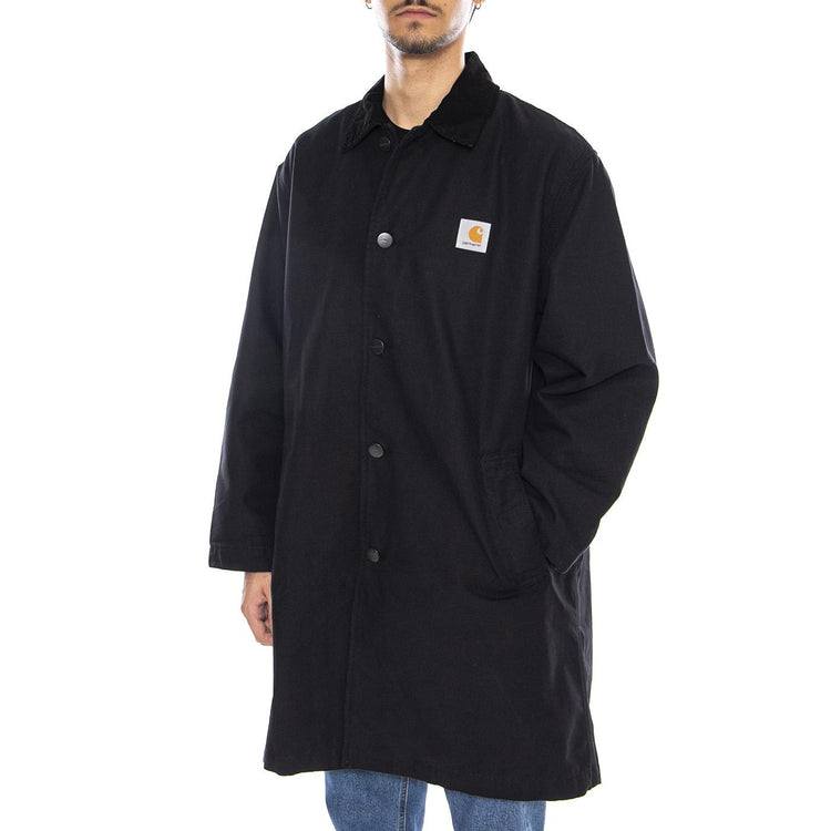 Webster Coat Black - Giacca Uomo Nera I035618.00E02 . CARHARTT WIP 