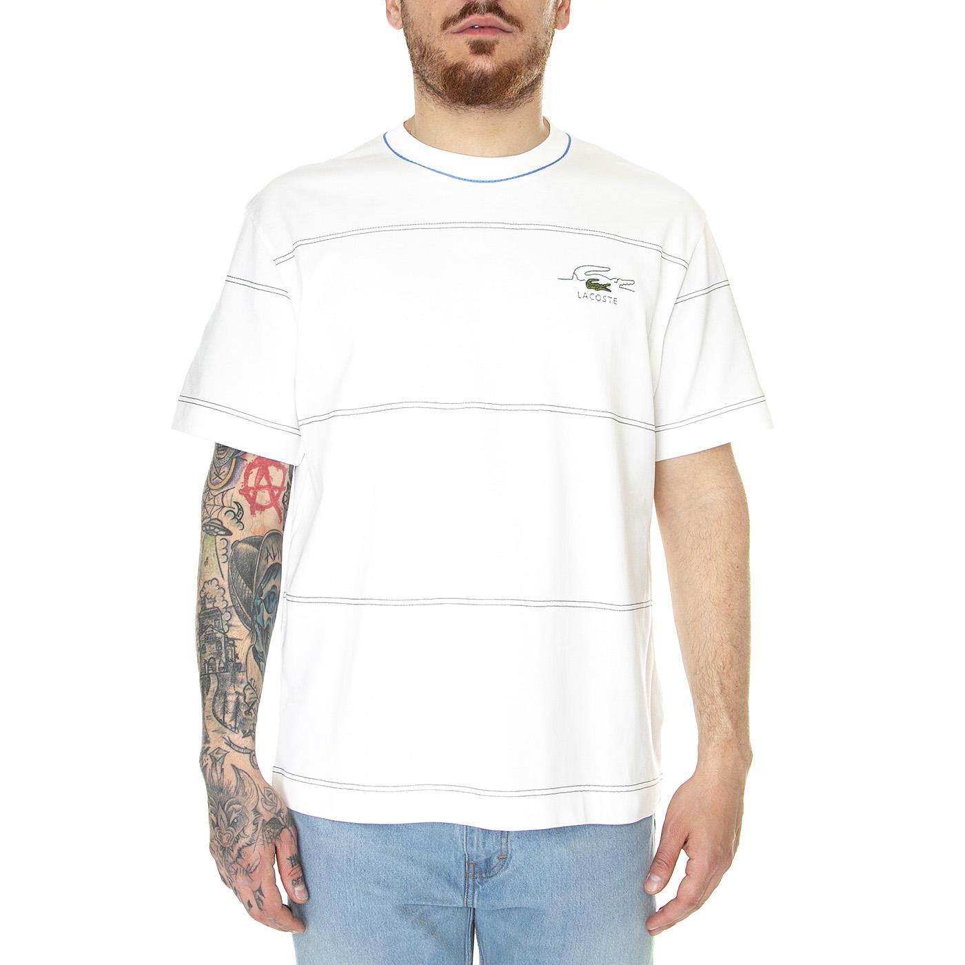 T-Shirt 70V - Maglietta Girocollo Uomo Bianca TH5364-70V  LACOSTE 