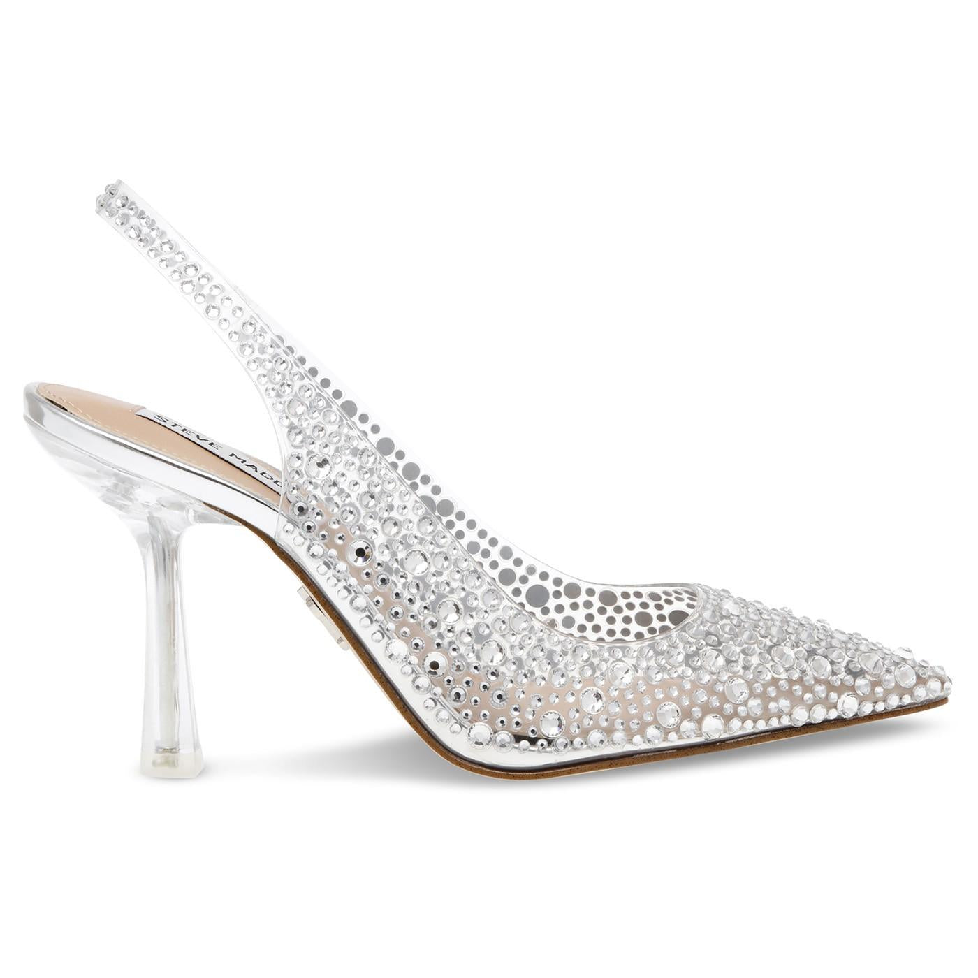 Jeweler Clear - Scarpe Décolleté Donna Bianco / Argento SMSJEWELER-CLE  STEVE MADDEN 