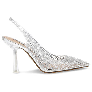 Jeweler Clear - Scarpe Décolleté Donna Bianco / Argento SMSJEWELER-CLE  STEVE MADDEN 