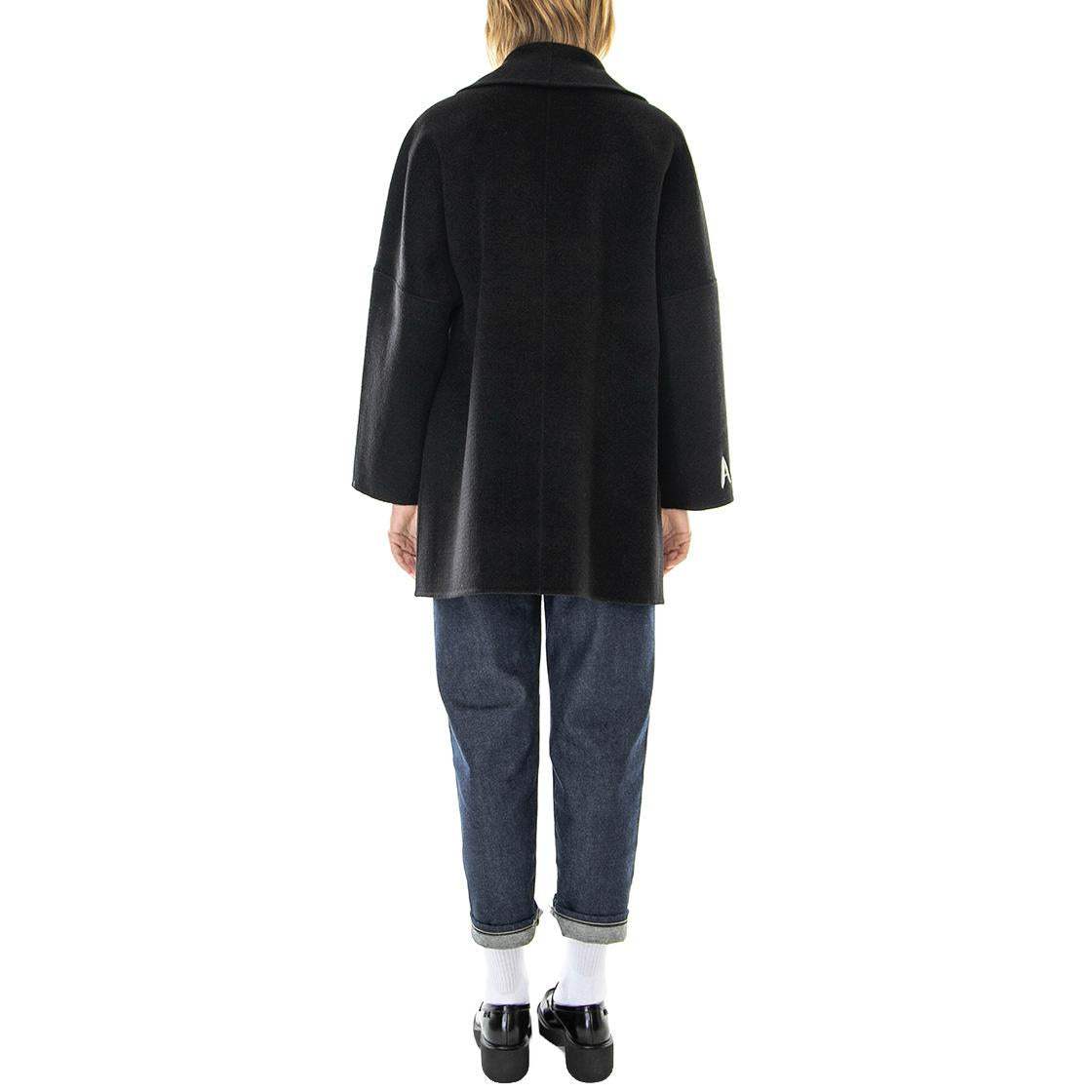 Cappotto Donna Nero Diamante 221SD35078-S3000  ALESSIA SANTI 