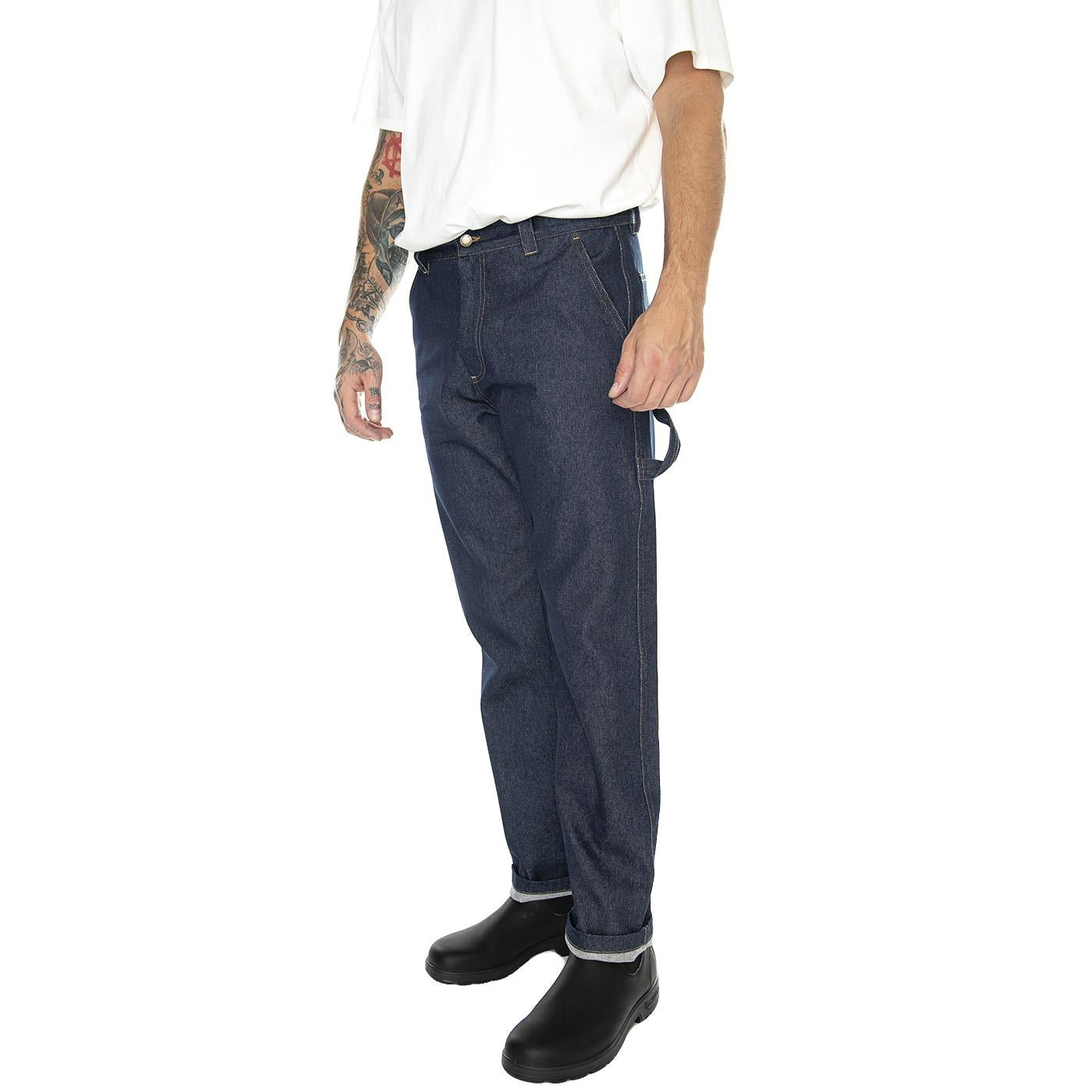 Denim Carpenter Pant Raw Unwash - Pantaloni Denim Jeans Uomo Blu 6080133-00009831  CAT 