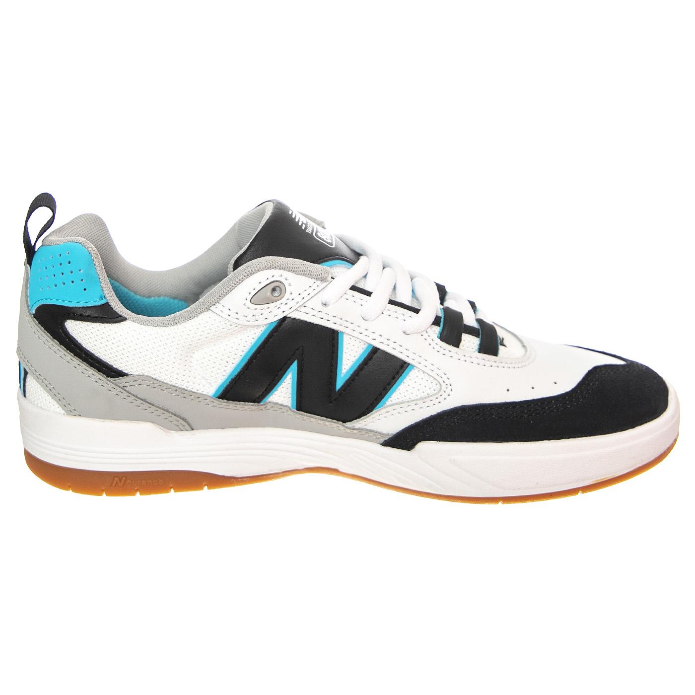 Numeric Skateboarding White / Black - Scarpe Stringate Profilo Basso Uomo Bianche NM808BYS  NEW BALANCE 
