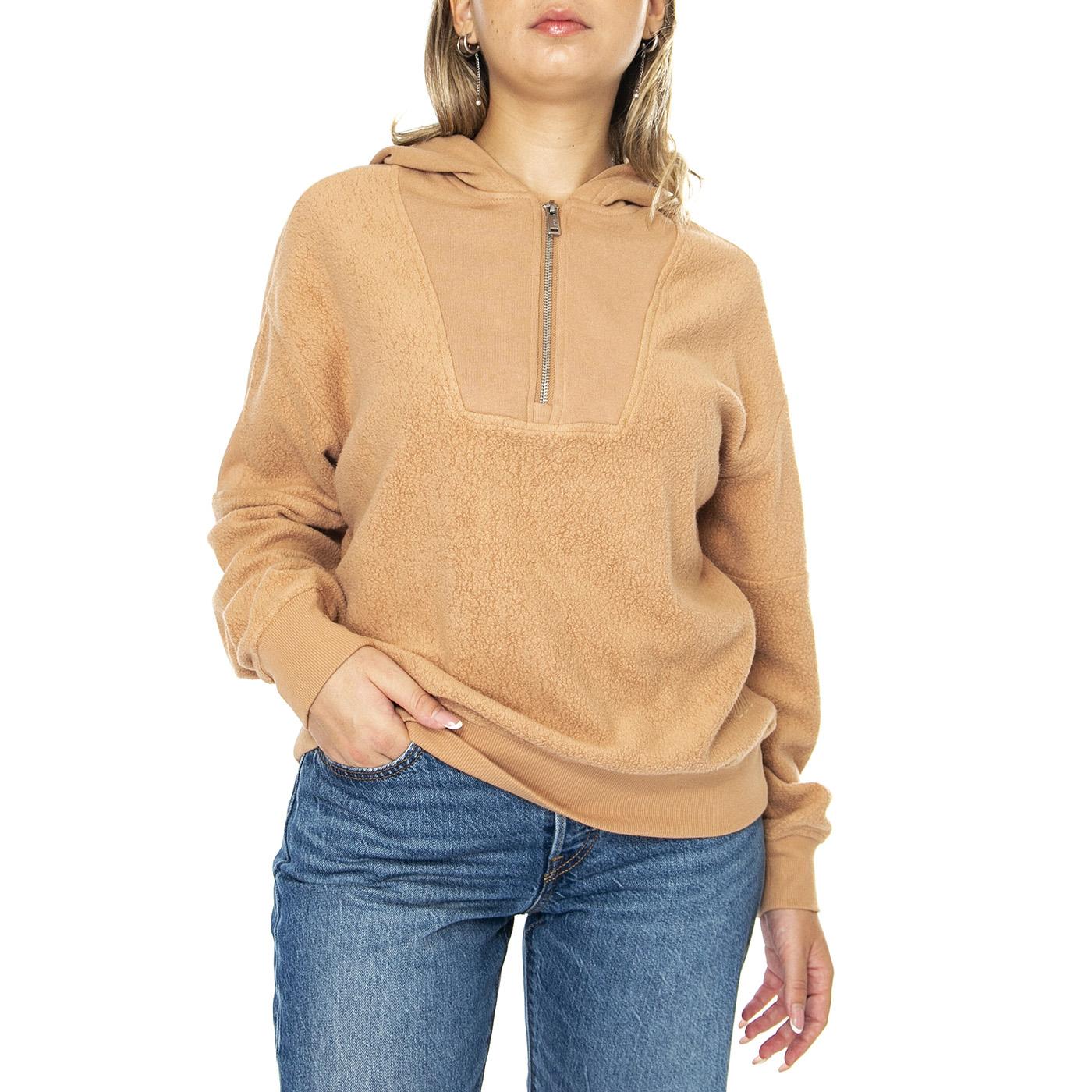 Stephny Mixed Hoodie Glaze - Felpa con Cappuccio Donna Marrone UGC1152781-GAZ  UGG 