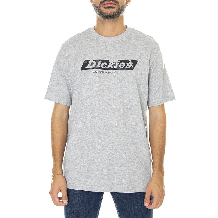 Alton T-Shirt Grey / Camo - Maglietta Girocollo Uomo Grigia DK0A4XUAGYX1  DICKIES 