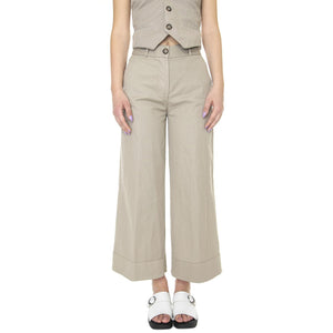 W' Pantalone Gres 311SD25012 - Pantaloni Donna Begie 311SD25012-S2247  ALESSIA SANTI 