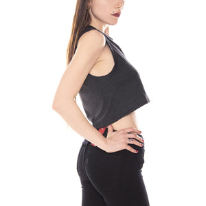 ROSECRANS TANK BLACK HEATHER 214389-BLACK HEATHER  STUSSY 