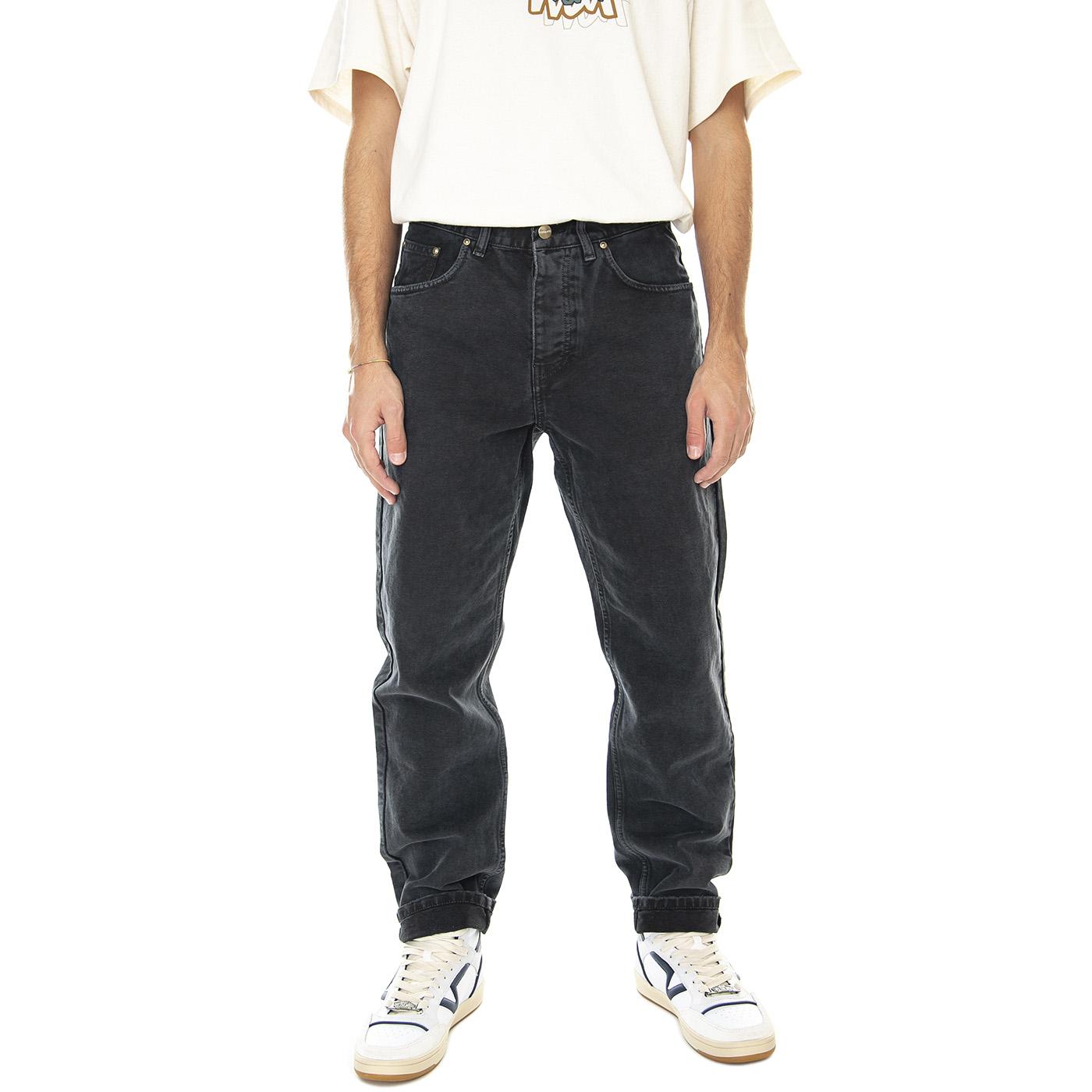Newel Pant Black - Pantaloni Uomo Neri I028626.89.WF.00  CARHARTT WIP 