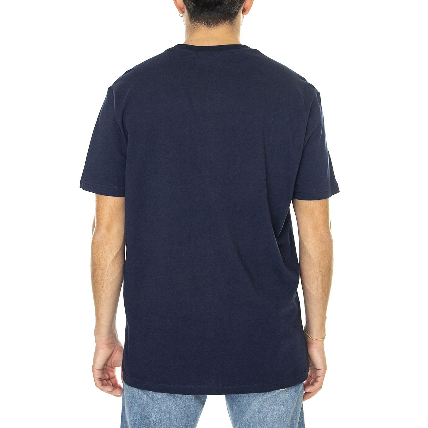 Exploded Guitar Tee Marine - Maglietta Girocollo Uomo Blu 67130-035  BEN SHERMAN 