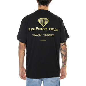 History Tee Black - Maglietta Girocollo Uomo Nera 22WITS04-BLACK  IUTER 