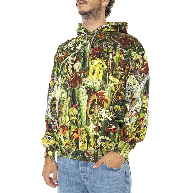 Nepenthes Hoodie Army - Felpa con Cappuccio Uomo Multicolore 22WOSH04-ARMY  OCTOPUS 