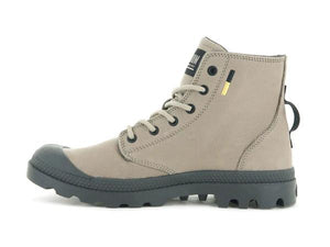 Pampa Hi Supply Lth Dune - Scarpe Stringate Profilo Alto Donna Beige PAS77963-297-M  PALLADIUM 
