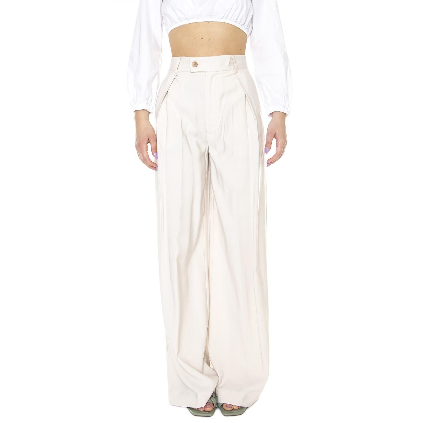 W' W251KORA527W528- Pantalone Donna 020 Beige W251KORA527W528-  SKILLS 