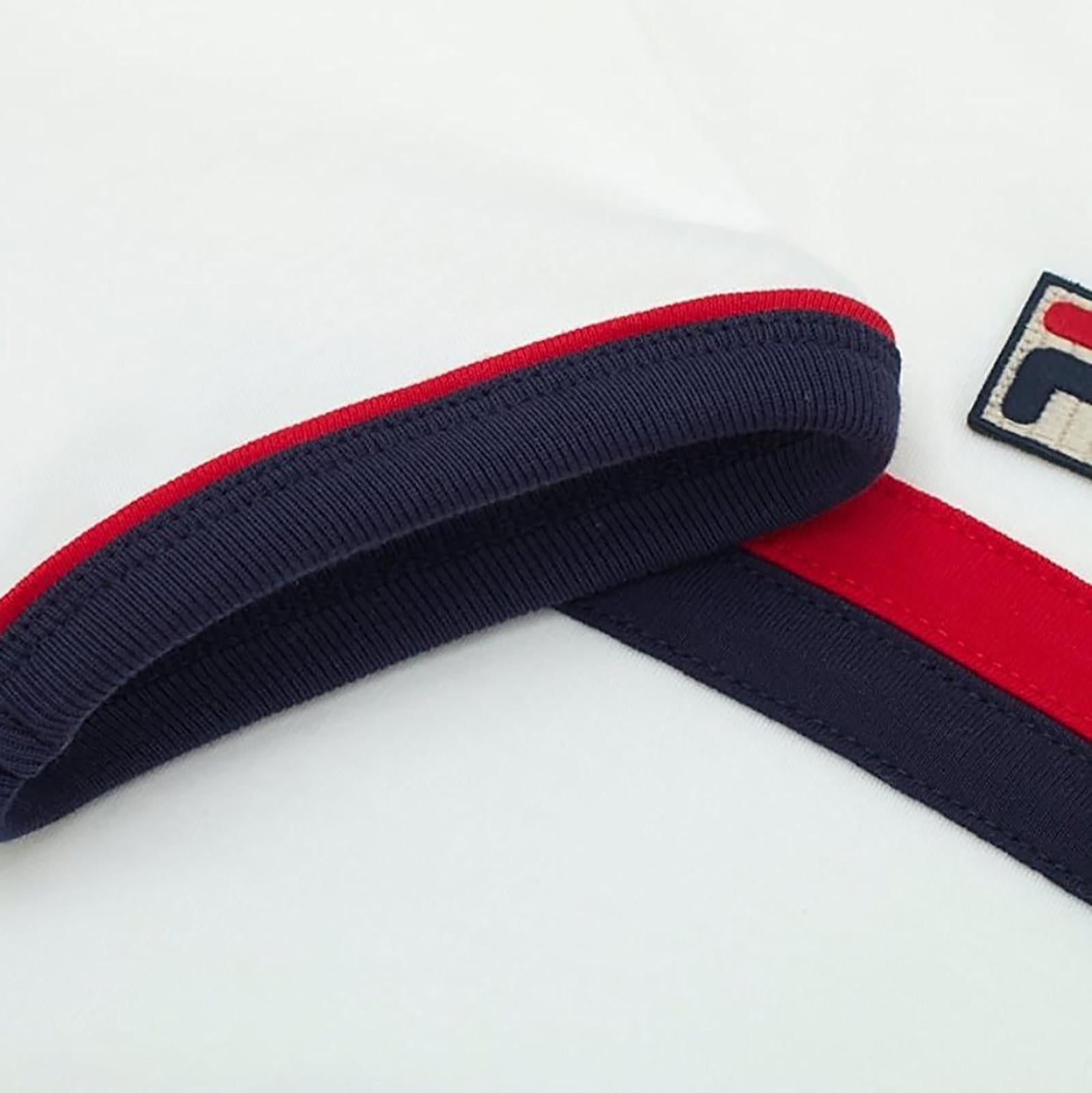 PANEL CREW TEE WHITE 76654_4  FILA 