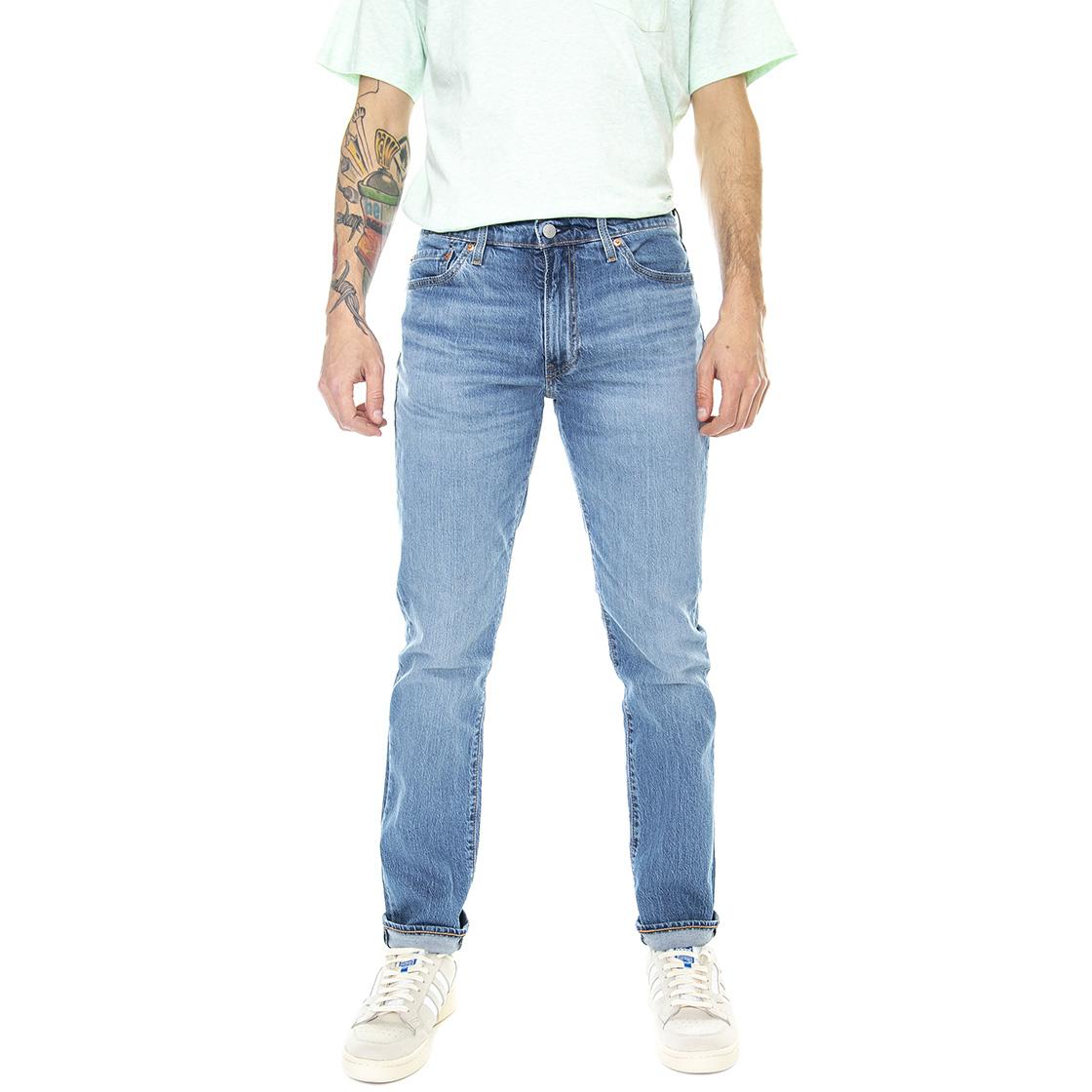 511 Slim Tabor Gentle - Pantaloni Denim Jeans Uomo Blu / Light Indigo / Flat Finish 04511-5113 . LEVIS 