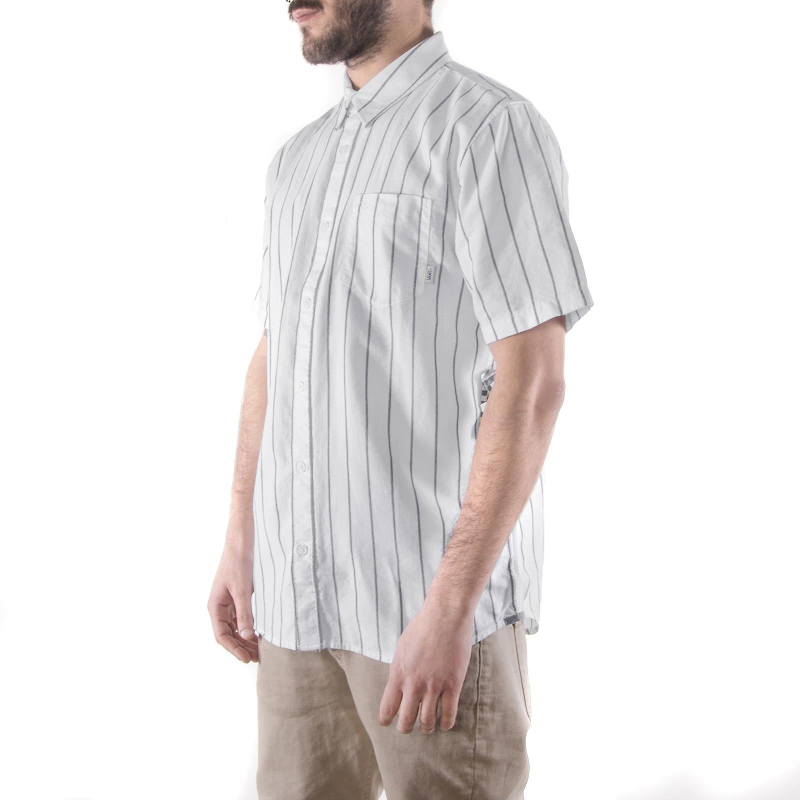 MN GC STRIPE SS White/Black VA3161YB2  VANS 