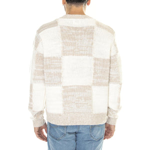 Dominic Sweater Silver Grey Multi - Maglione Girocollo Uomo Multicolore 151000076-SIG  OBEY 