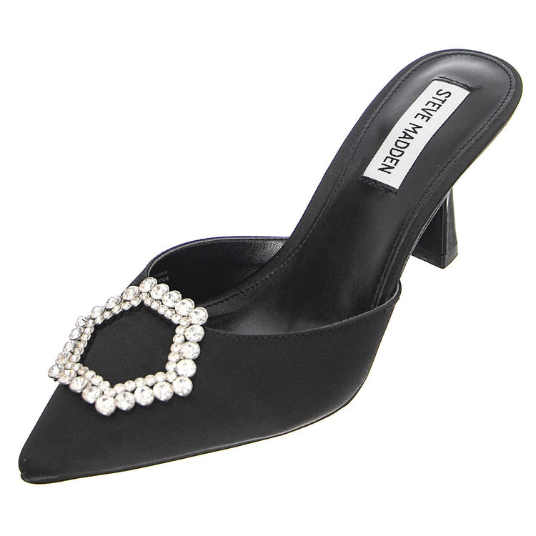 Luxe City Black Satin - Sandali Donna Neri SMSLUXE CITY-BLK  STEVE MADDEN 