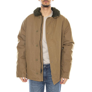 20th Anniversary Mast Jacket -- Giacca Uomo Olive Surplus Marrone 03445 OLVSP BRIXTON 