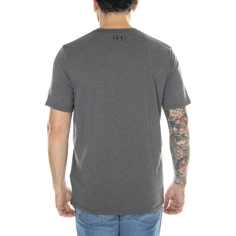 UA M Sportstyle LC SS Grey - Maglietta Girocollo Uomo Grigia 77-1326799-19  UNDER ARMOUR 