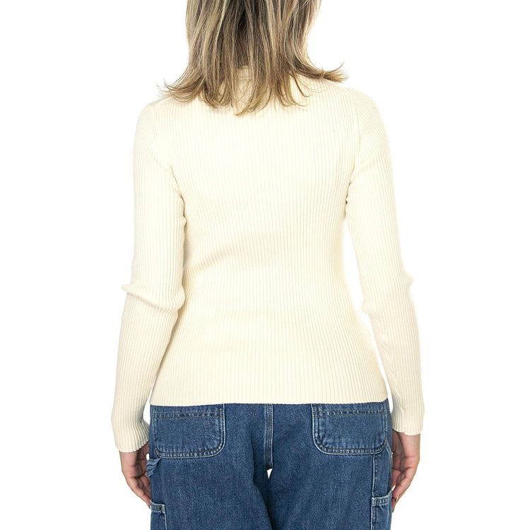 Tulip Turtleneck White Swan Neutral - Maglione Collo Alto Donna Bianco A8500-0000  LEVIS 