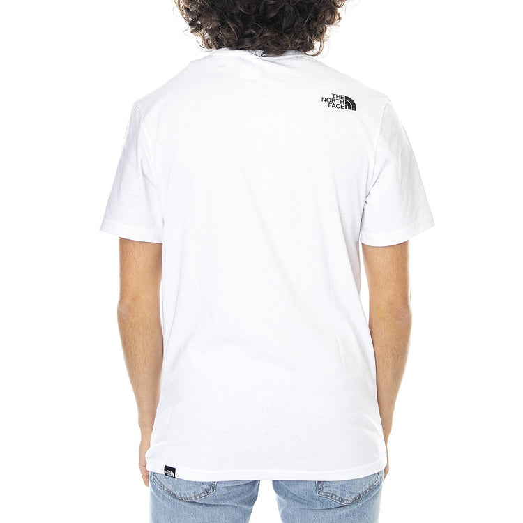 Fine Alp T-Shirt - Tnf White / Tnf Black - Maglietta Girocollo Uomo Bianca NF0A4SZULA91  THE NORTH FACE 