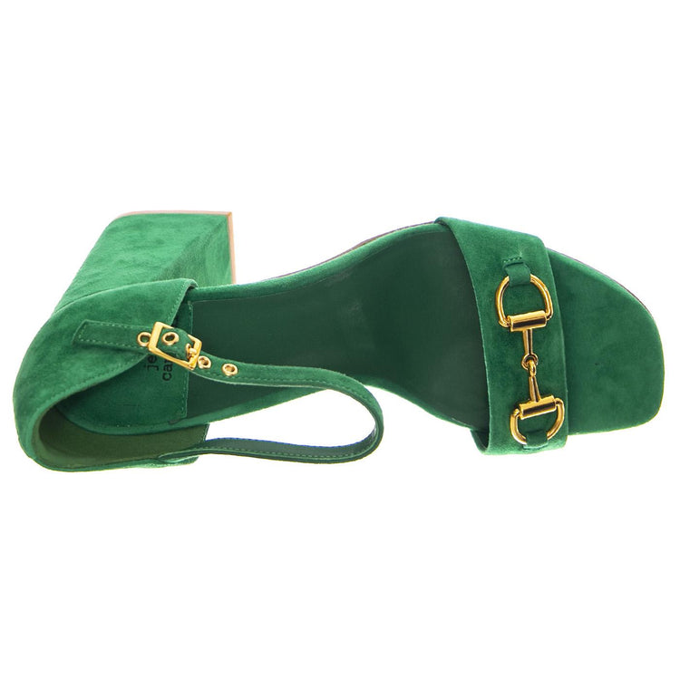 Pop-Star-B Mint Gold Suede - Sandali Donna Verdi JCSJCD-176-2-07-MINT  JEFFREY CAMPBELL 