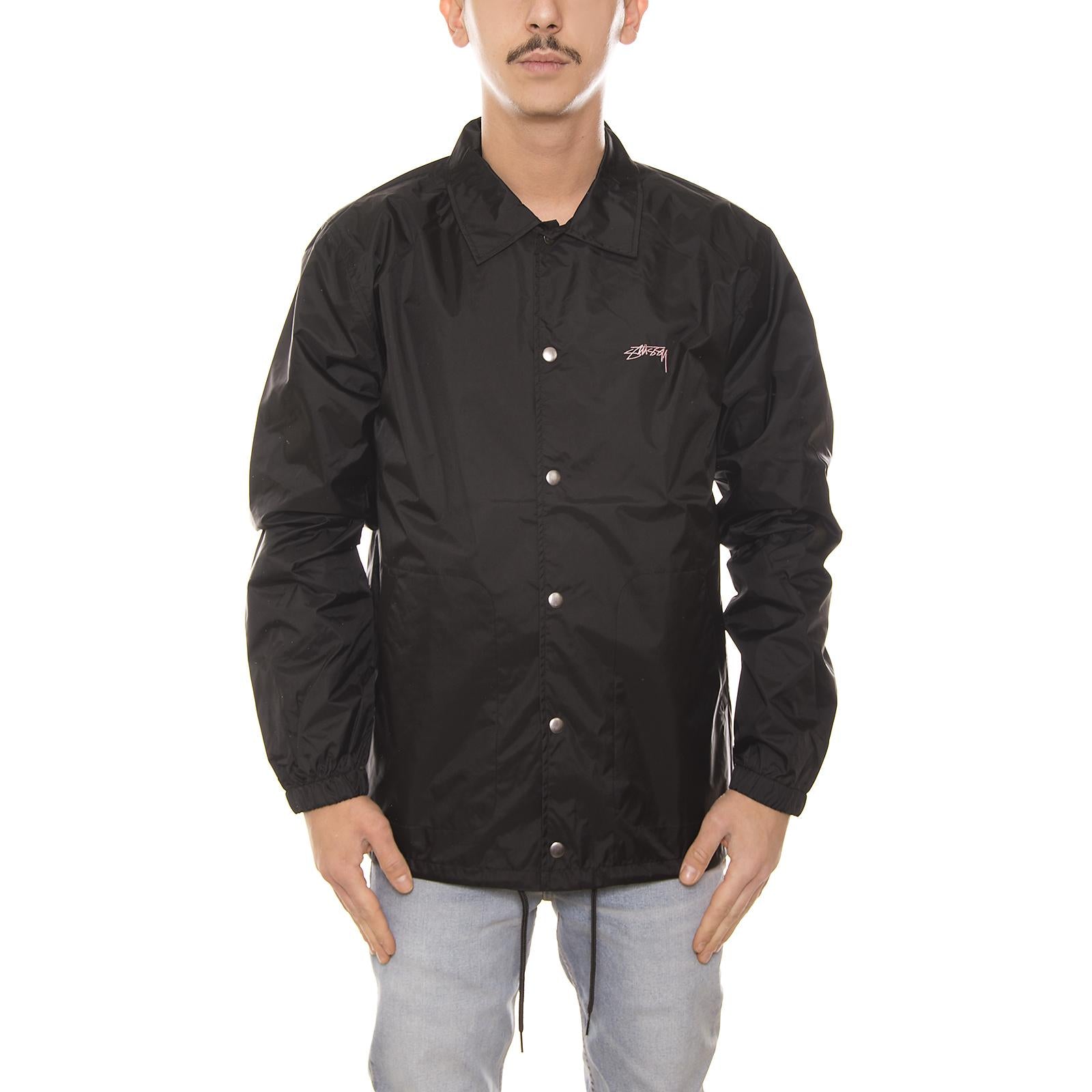 SPRING COACH JACKET BLACK 115332-BLACK  STUSSY 