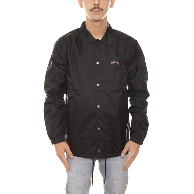 SPRING COACH JACKET BLACK 115332-BLACK  STUSSY 