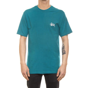 BASIC STUSSY TEE DARK TEAL 1904003-DARK TEAL  STUSSY 